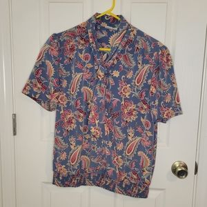 Paisley print vintage top